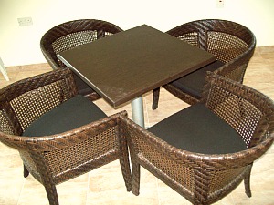 German Made Sun Protected Chairs and Table