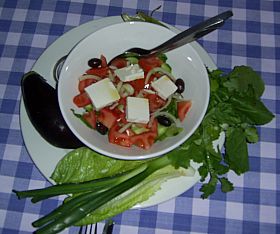 traditional greek salad